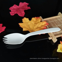 Biodegradable Disposable Compost Cornstarch CPLA Plastic Spoon and Fork Spork